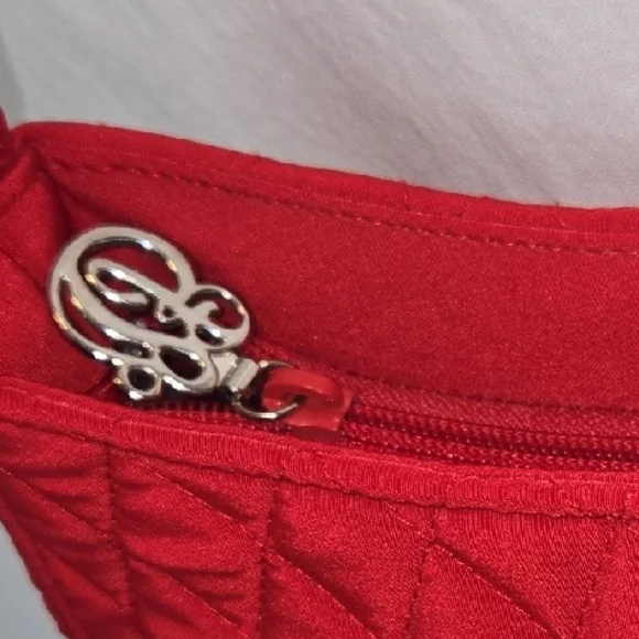 Vera Bradley Red Quilted Shoulder Bag - Picture 2 of 8